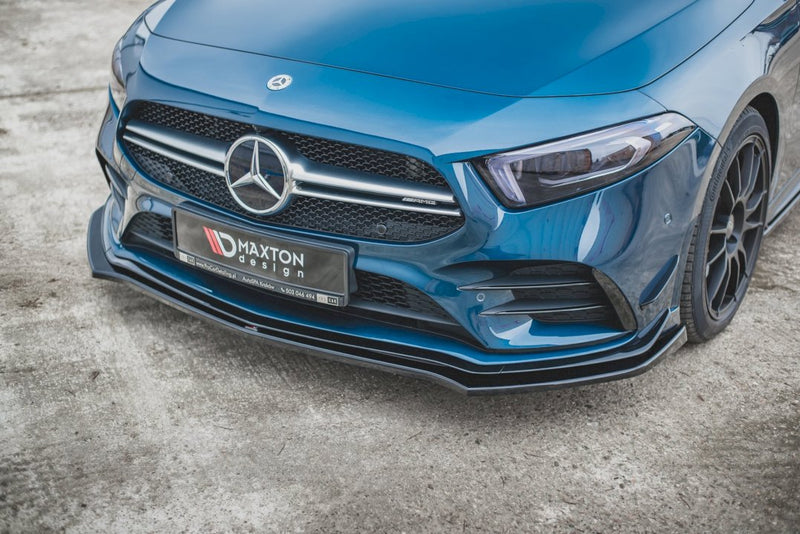 Maxton Design Front Splitter V.2 for Mercedes A35 AMG W177 (2018+)