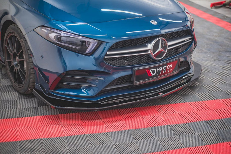 Maxton Design Front Splitter V.3 for Mercedes A35 AMG W1177 (2018+)