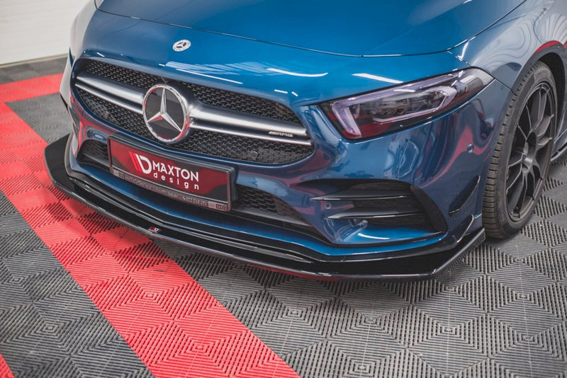 Maxton Design Front Splitter V.3 for Mercedes A35 AMG W1177 (2018+)