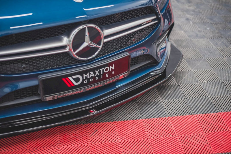 Maxton Design Front Splitter V.3 for Mercedes A35 AMG W1177 (2018+)