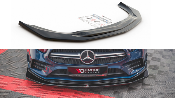Maxton Design Front Splitter V.3 for Mercedes A35 AMG W1177 (2018+)