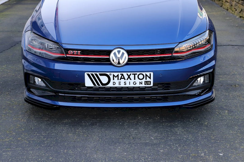Maxton Design Front Splitter V.5 for Volkswagen Polo MK6 AW GTI (2017-2021)