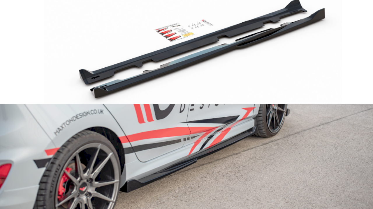 Maxton Design Side Skirts V.3 for Ford Fiesta MK8 ST (2018+)