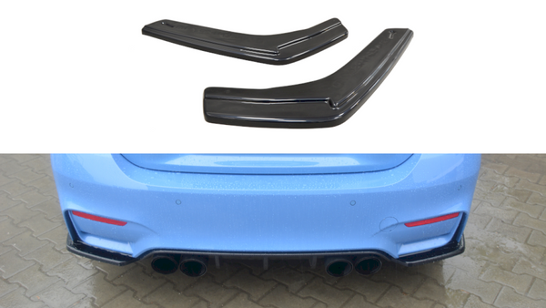 Maxton Design Rear Side Splitters/Spats For BMW M4 F82 M-Performance (2014-2020)