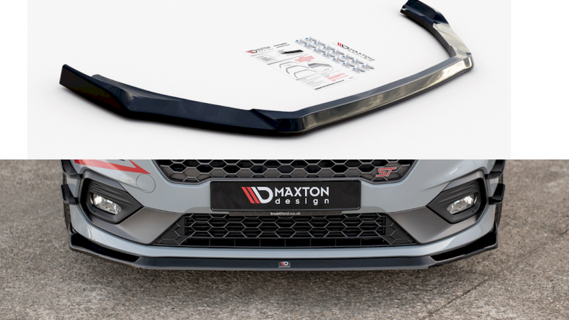 Maxton Design Front Splitter V.2 for Ford Fiesta MK8 ST (2018+)