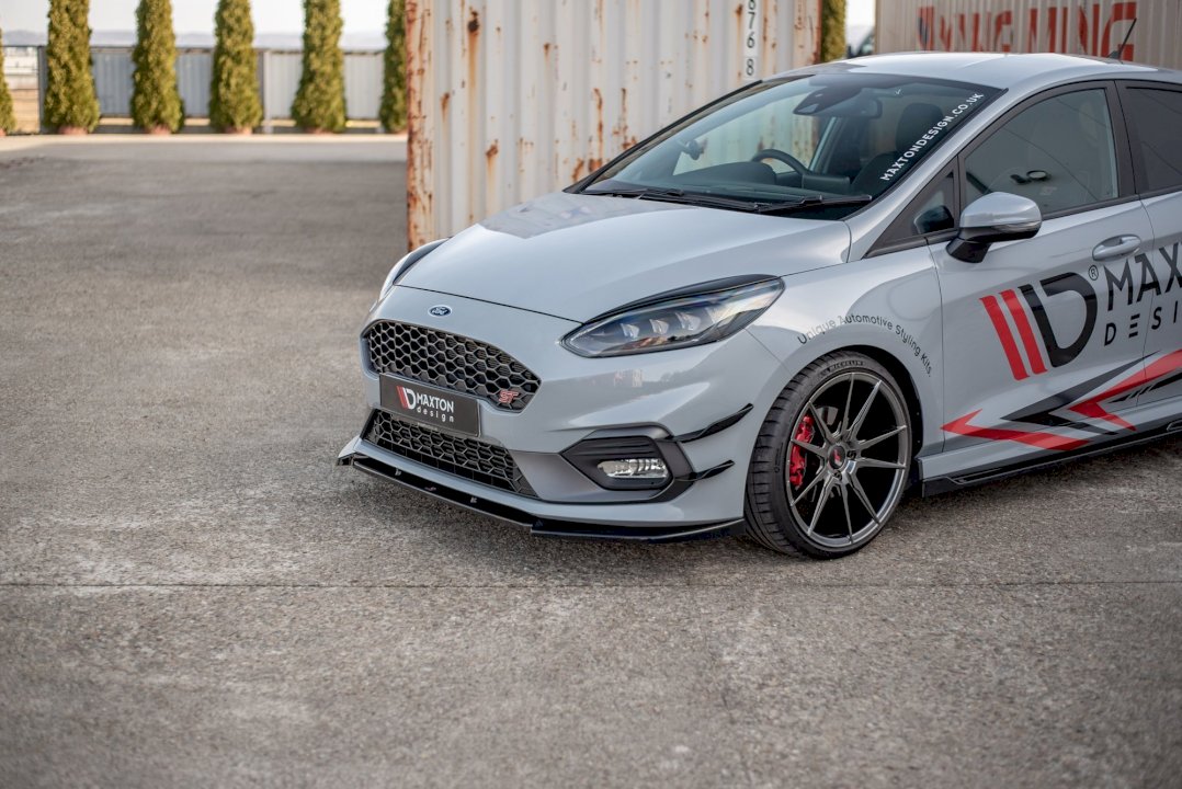 Maxton Design Front Splitter V.4 for Ford Fiesta MK8 ST (2018+)