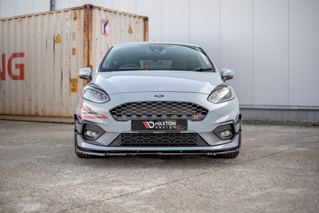 Maxton Design Front Splitter V.4 for Ford Fiesta MK8 ST (2018+)