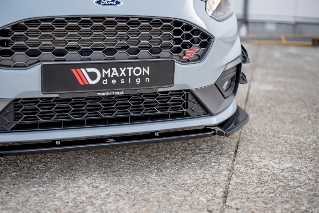 Maxton Design Front Splitter V.4 for Ford Fiesta MK8 ST (2018+)
