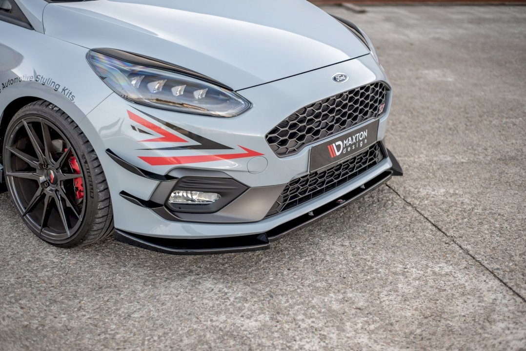 Maxton Design Front Splitter V.4 for Ford Fiesta MK8 ST (2018+)