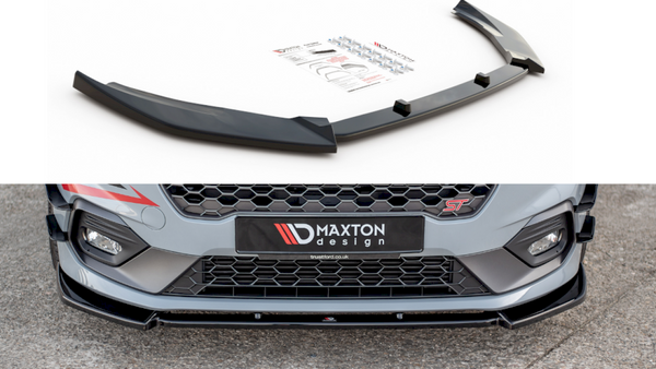 Maxton Design Front Splitter V.4 for Ford Fiesta MK8 ST (2018+)