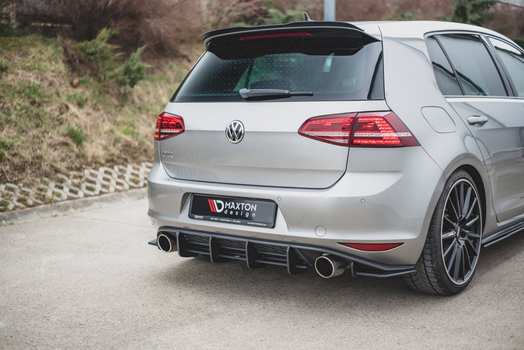 Maxton Design Racing Rear Diffuser V.1 For Volkswagen Golf MK7 GTI (2013-2016)