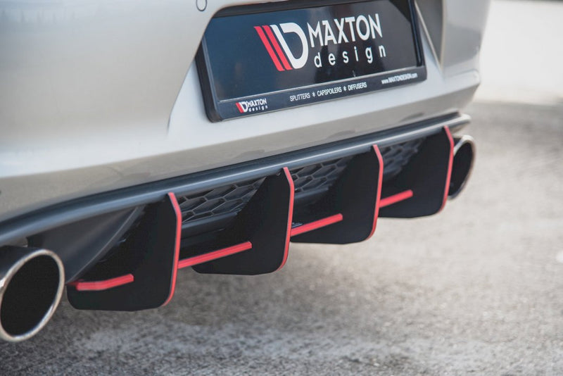 Maxton Design Racing Rear Diffuser V.1 For Volkswagen Golf MK7 GTI (2013-2016)