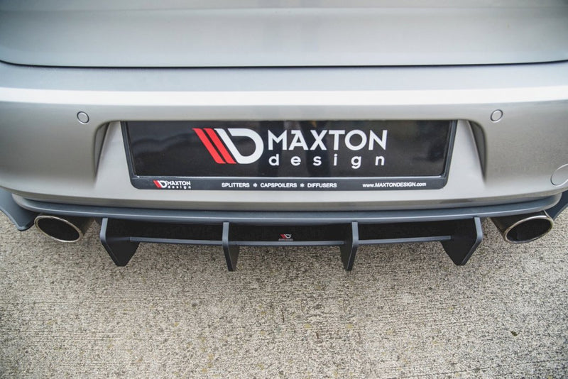 Maxton Design Racing Rear Diffuser V.2 For Volkswagen Golf MK7 GTI (2013-2016)