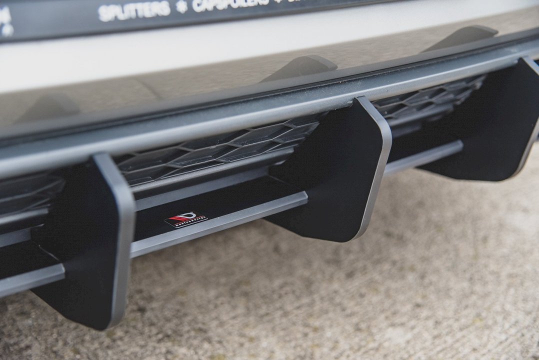 Maxton Design Racing Rear Diffuser V.2 For Volkswagen Golf MK7 GTI (2013-2016)