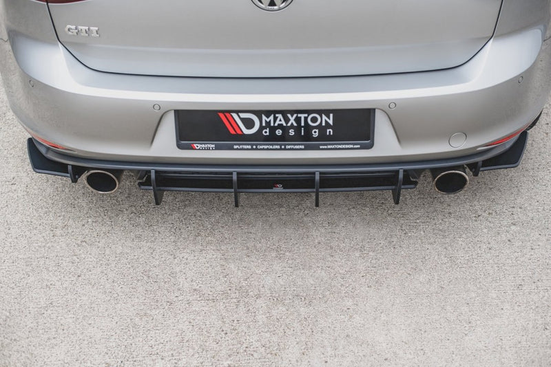 Maxton Design Racing Rear Side Splitters/Spats V.1 for Volkswagen Golf MK7 GTI (2013-2016)