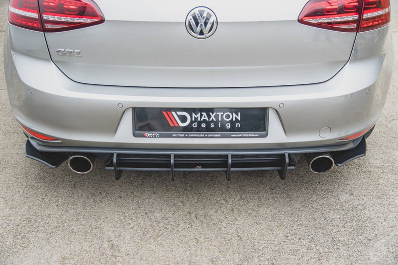 Maxton Design Racing Rear Side Splitters/Spats V.2 for Volkswagen Golf MK7 GTI (2013-2016)