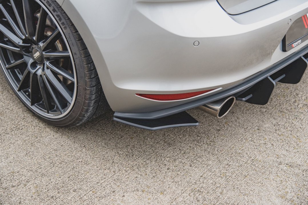 Maxton Design Racing Rear Side Splitters/Spats V.2 for Volkswagen Golf MK7 GTI (2013-2016)