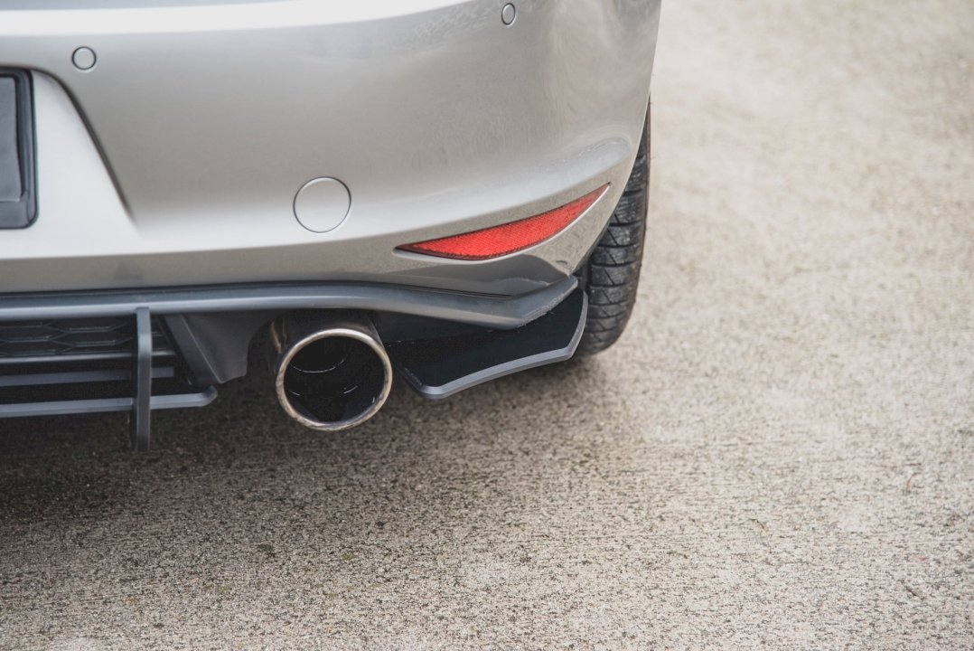 Maxton Design Racing Rear Side Splitters/Spats V.2 for Volkswagen Golf MK7 GTI (2013-2016)