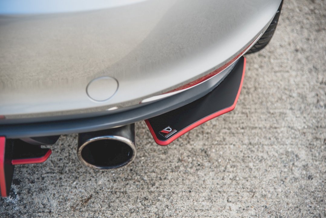 Maxton Design Racing Rear Side Splitters/Spats V.2 for Volkswagen Golf MK7 GTI (2013-2016)