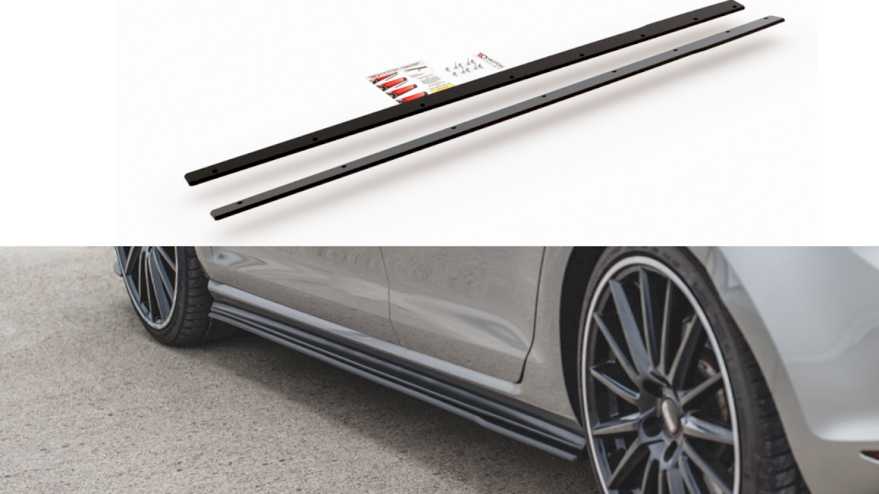 Maxton Design Racing Side Skirts For Volkswagen Golf MK7 GTI/GTD/GTE (2013-2016)