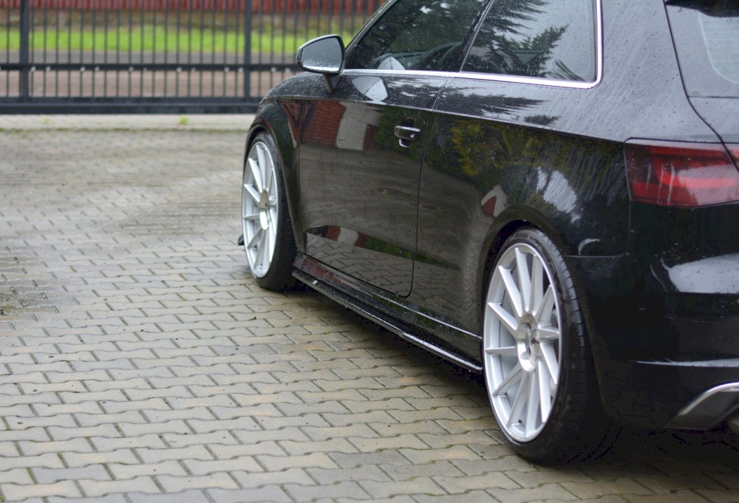 Maxton Design Side Skirts for Audi S3 / A3 S-Line 8V / 8V Facelift (Hatchback)