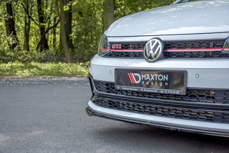 Maxton Design Front Splitter V.2 for Volkswagen Polo MK6 AW GTI (2017-2021)