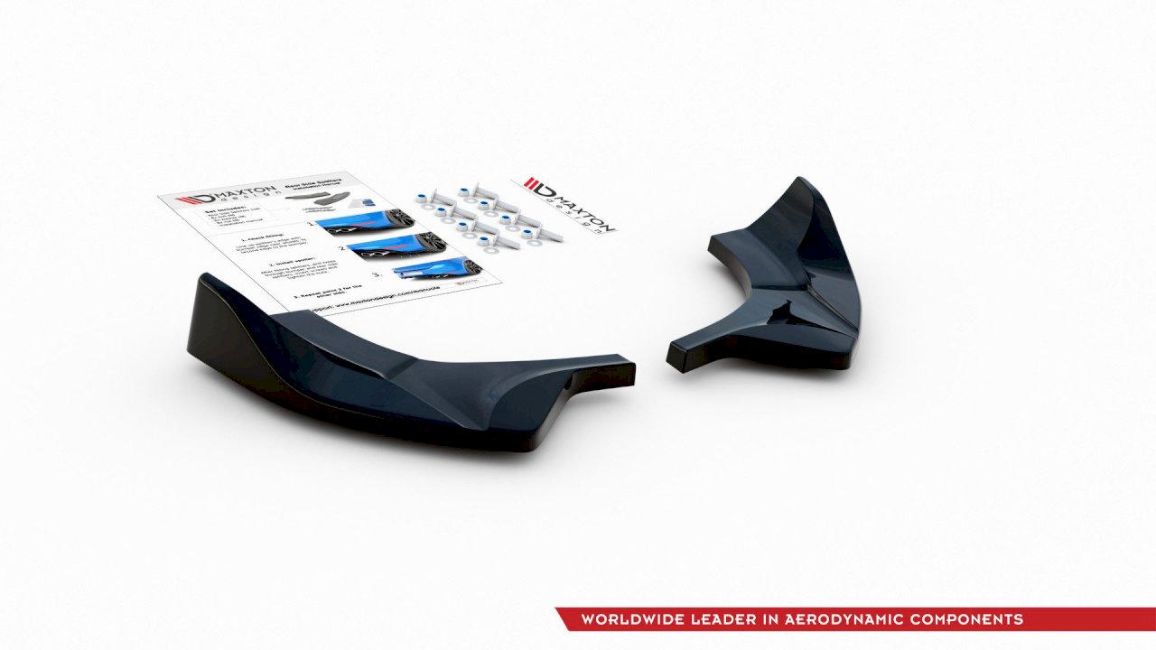 Maxton Design Rear Side Splitters/Spats For Ford Fiesta MK8 ST (2018+)