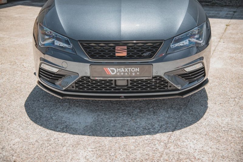 Maxton Design Front Splitter V4 Seat Leon Cupra/ FR Mk3 Facelift (2017-2019)