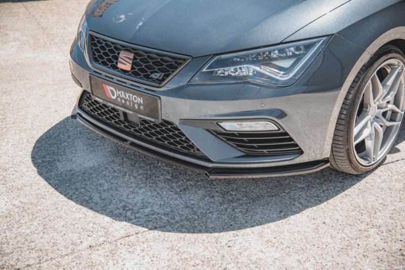 Maxton Design Front Splitter V4 Seat Leon Cupra/ FR Mk3 Facelift (2017-2019)