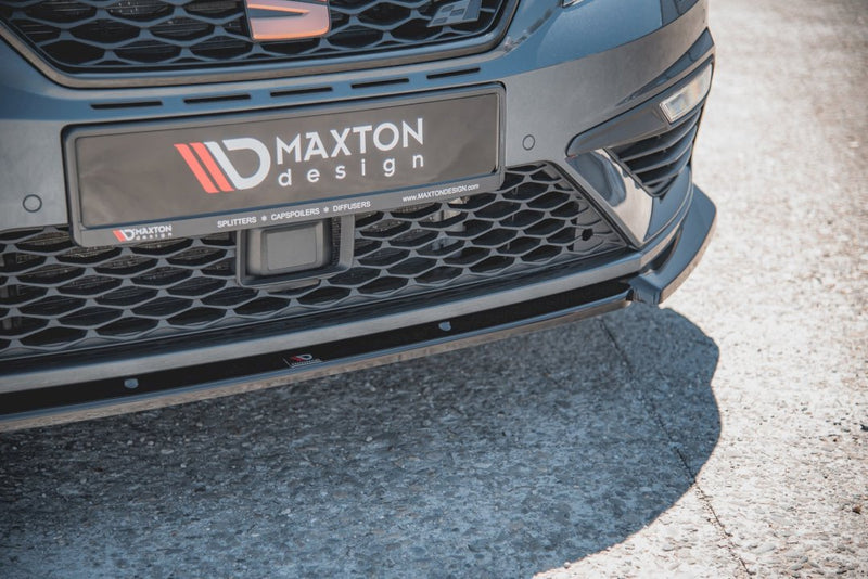 Maxton Design Front Splitter V.6 for Seat Leon MK3.5 Cupra/FR (2017-2019)