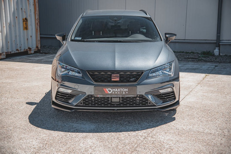 Maxton Design Front Splitter V.7 for Seat Leon MK3.5 Cupra/FR (2017-2019)