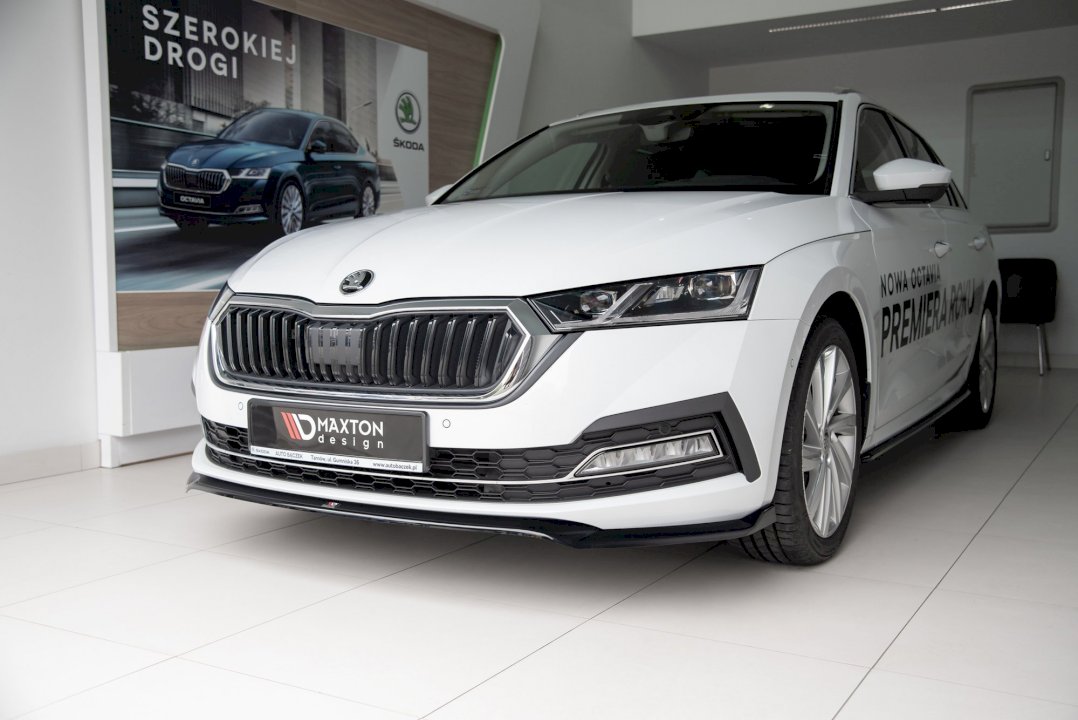 Maxton Design Front Splitter V.2 for Skoda Octavia MK4 (2019+)