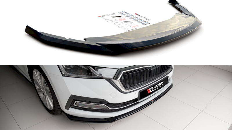 Maxton Design Front Splitter V.2 for Skoda Octavia MK4 (2019+)