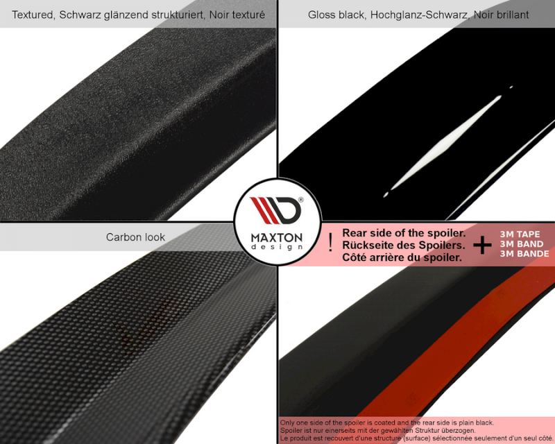 Maxton Design Spoiler Cap for Skoda Octavia MK4 / MK4 RS Estate (2019+)