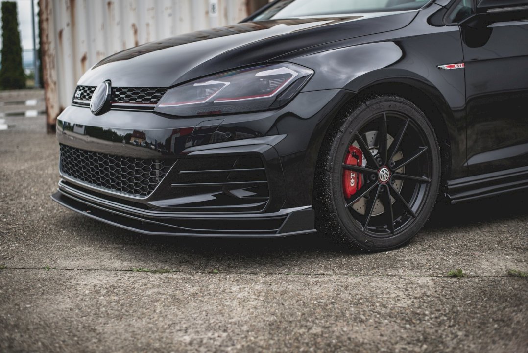 Maxton Design Racing Front Splitter For Volkswagen Golf MK7.5 GTI TCR (2019)