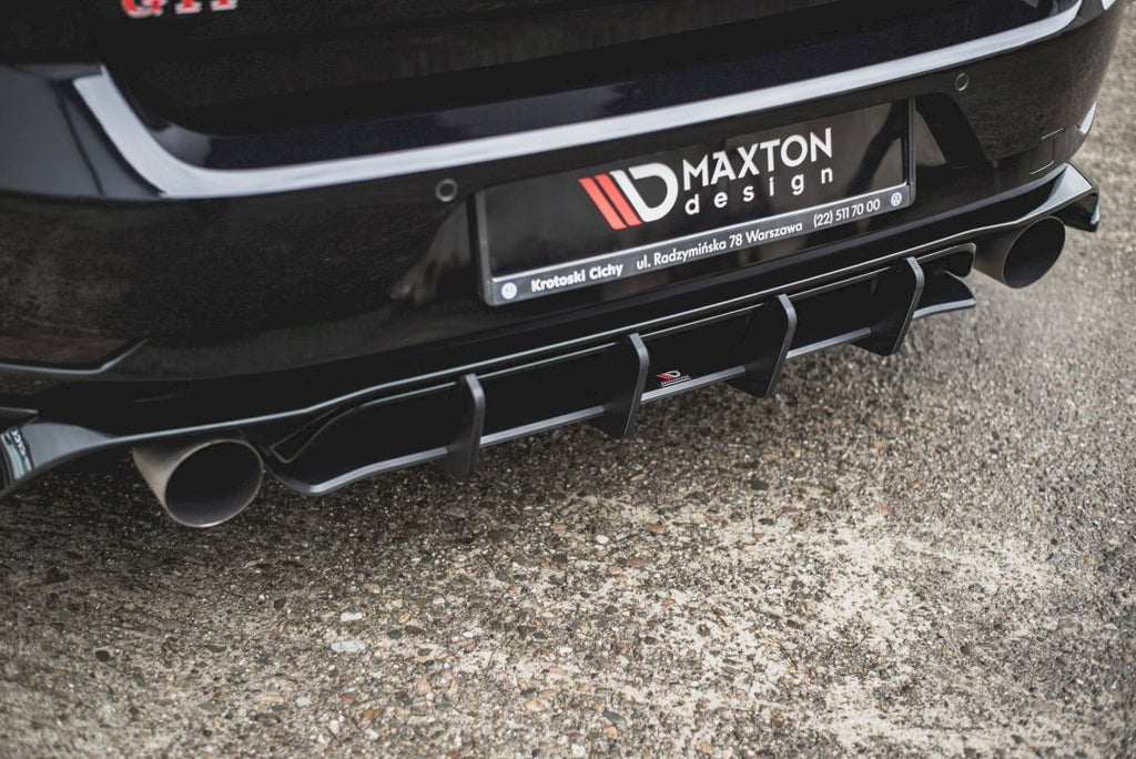 Maxton Diffuser Maxton Design Racing Rear Diffuser For Volkswagen Golf MK7.5 GTI TCR