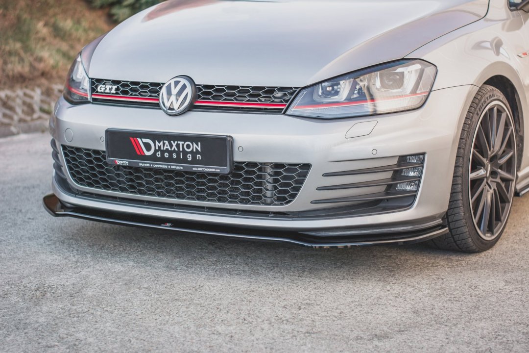 *CLEARANCE* Maxton Design Front Splitter V.2 for Volkswagen Golf MK7 GTI/GTD/GTE (2013-2016