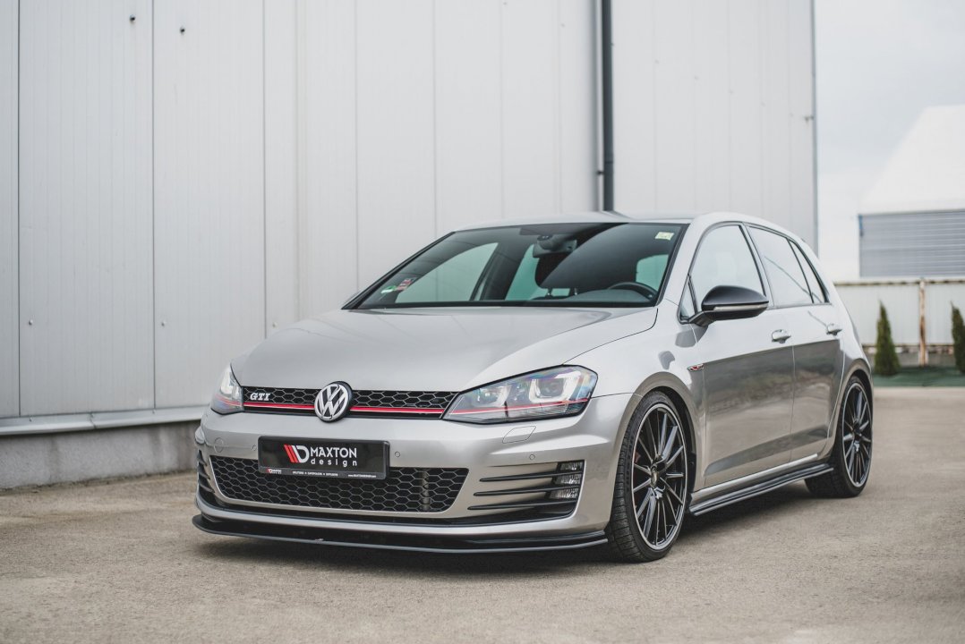Maxton Design Racing Front Splitter For Volkswagen Golf MK7 GTI/GTD/GTE (2013-2016)