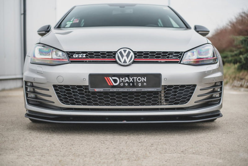 Maxton Design Racing Front Splitter For Volkswagen Golf MK7 GTI/GTD/GTE (2013-2016)