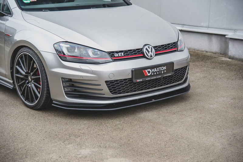 Maxton Design Racing Front Splitter For Volkswagen Golf MK7 GTI/GTD/GTE (2013-2016)