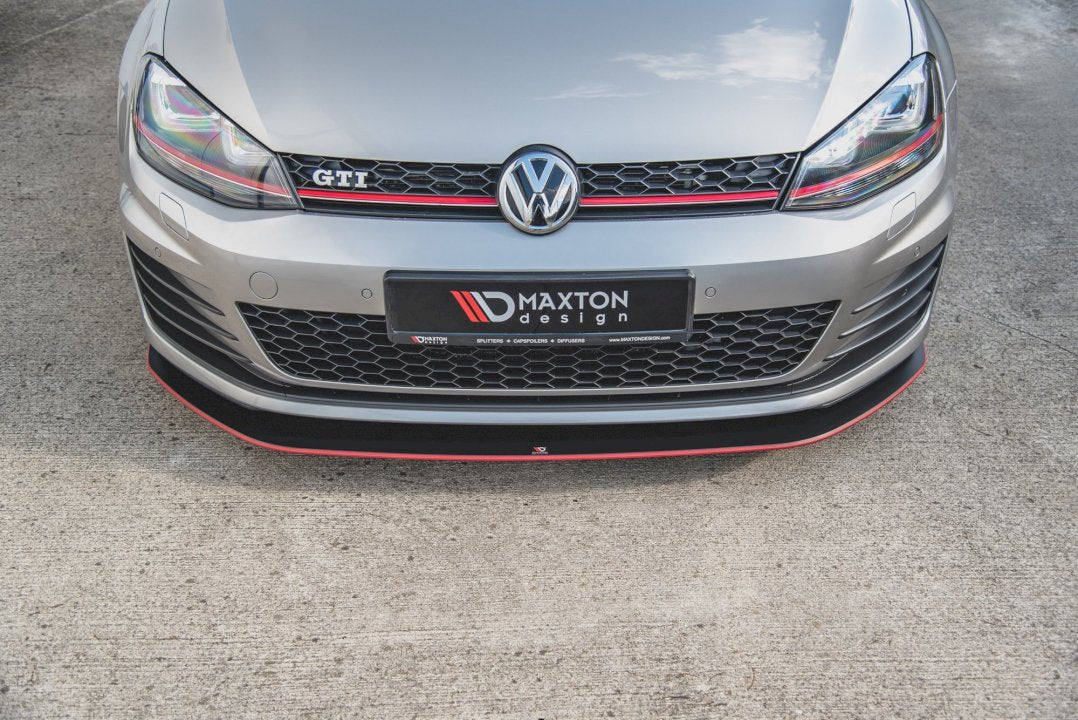 Maxton Design Racing Front Splitter For Volkswagen Golf MK7 GTI/GTD/GTE (2013-2016)