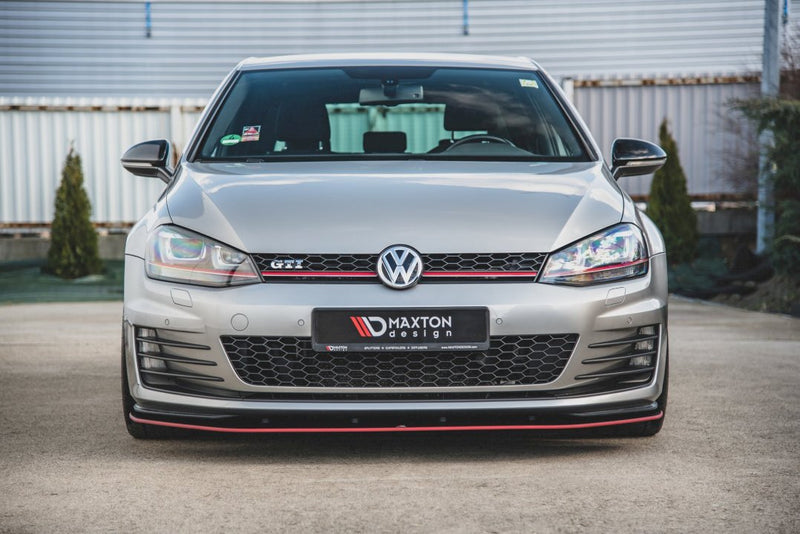 Maxton Design Racing Front Splitter For Volkswagen Golf MK7 GTI/GTD/GTE (2013-2016)