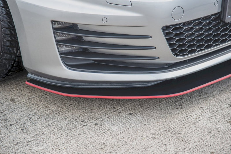 Maxton Design Racing Front Splitter For Volkswagen Golf MK7 GTI/GTD/GTE (2013-2016)