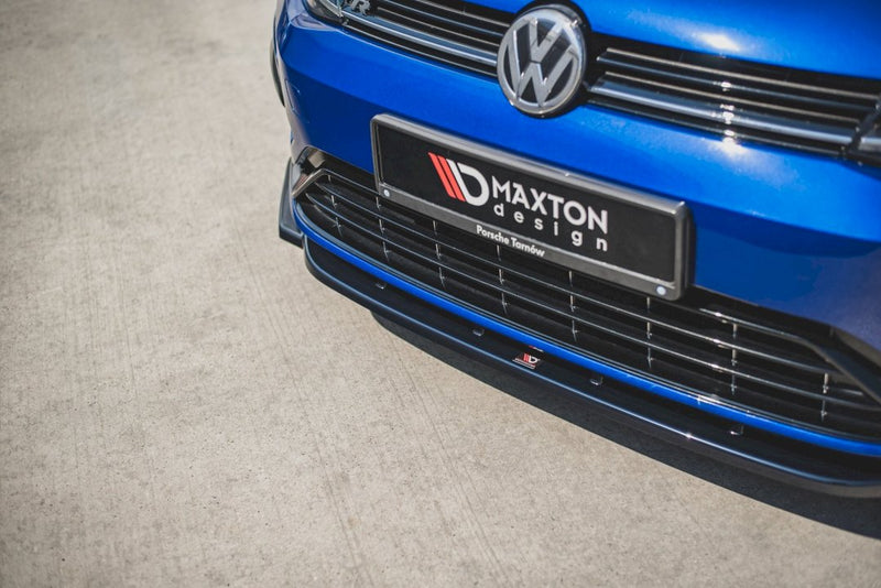 Maxton Design Front Splitter V.9 for Volkswagen Golf MK7.5 R (2017-2019)
