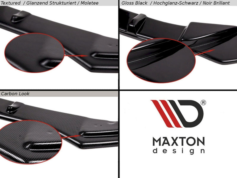Maxton Design Rear Side Splitters (+Flaps) V.6 HYUNDAI I30N MK3 HATCHBACK (2017-2020)