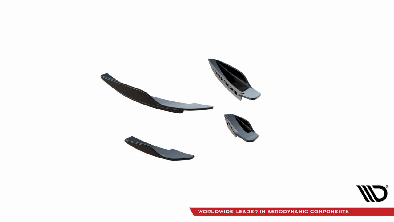 Maxton Design Canards V.2 For Ford Fiesta MK8 ST & ST-LINE (2018+)