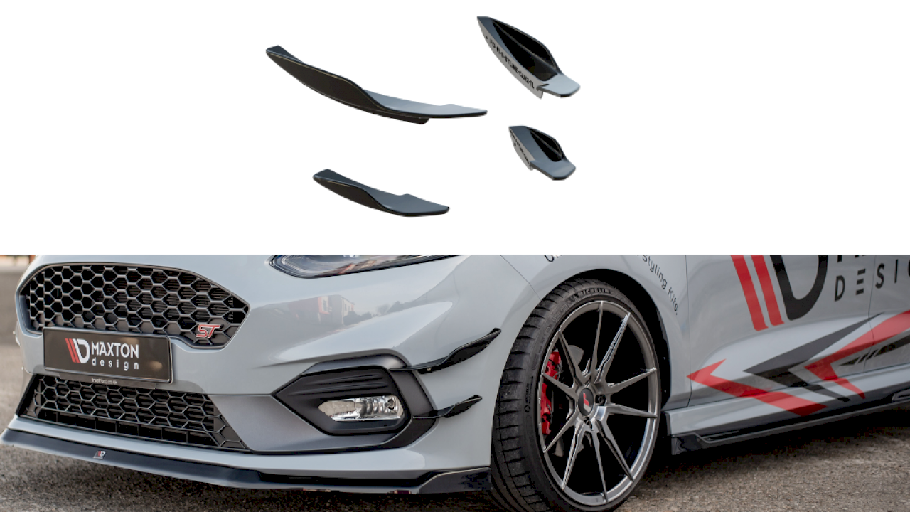 Maxton Design Canards V.2 For Ford Fiesta MK8 ST & ST-LINE (2018+)
