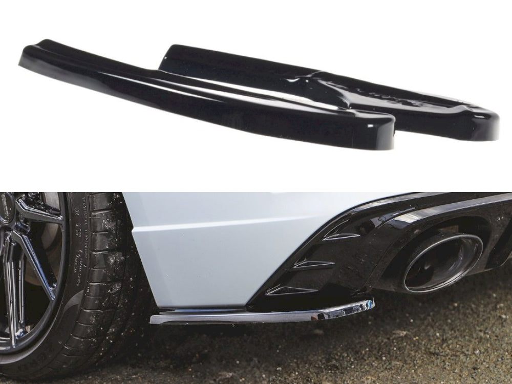 Maxton Design Rear Side Splitters/Spats V.1 For Audi RS3 8V Sportback Facelift (2017-2020)