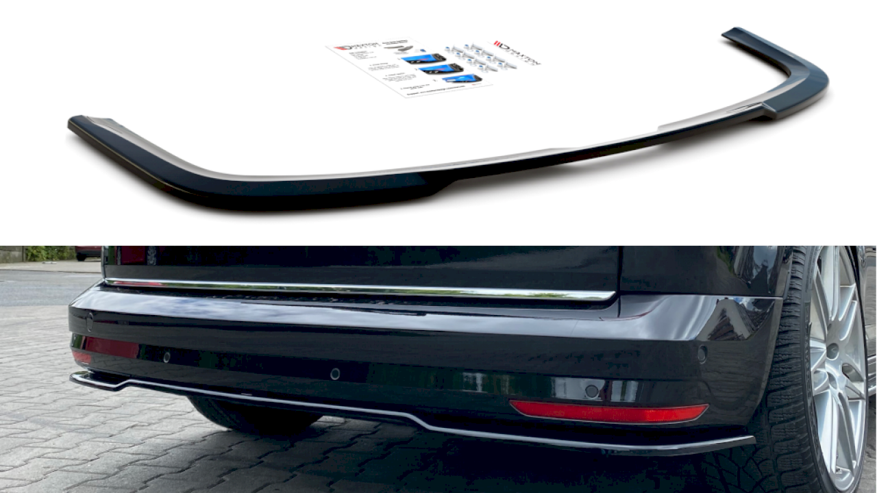 Maxton Design Central Rear Splitter for Volkswagen Caddy MK4 (2015-2020)