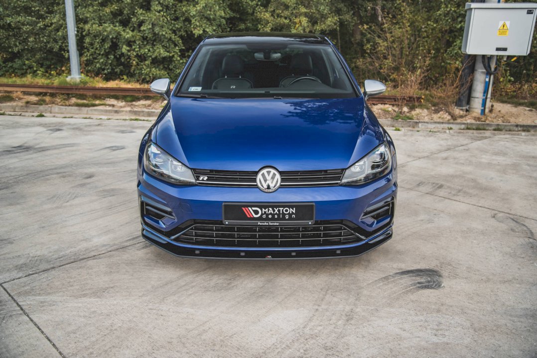 Maxton Design Racing Front Splitter For Volkswagen Golf MK7.5 R (2017-2020)